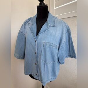 a.n.a Light Blue Jean Jacket
